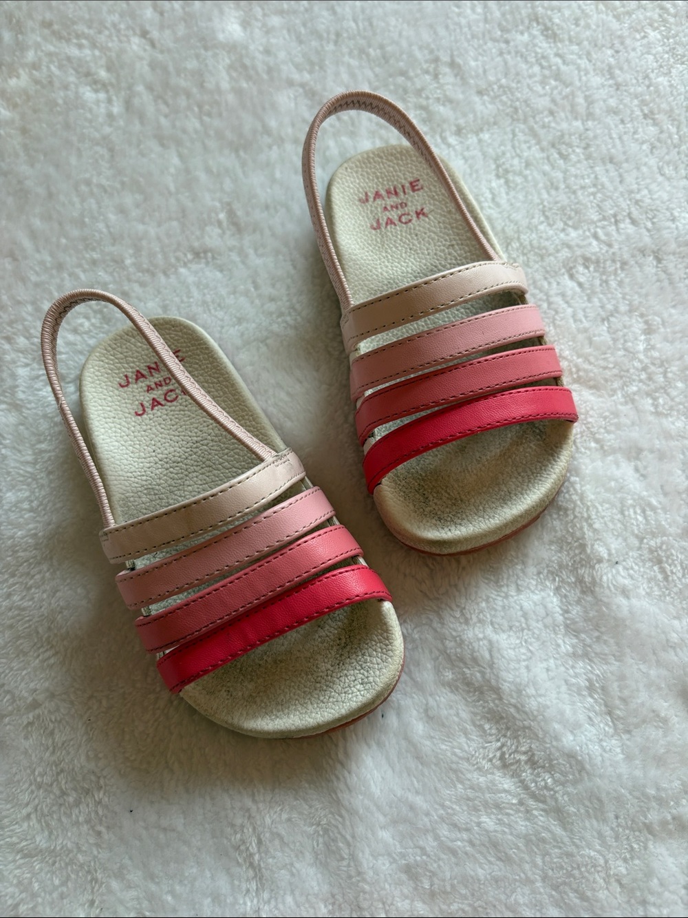 Janie and Jack Ombre Strappy Slingback Sandals